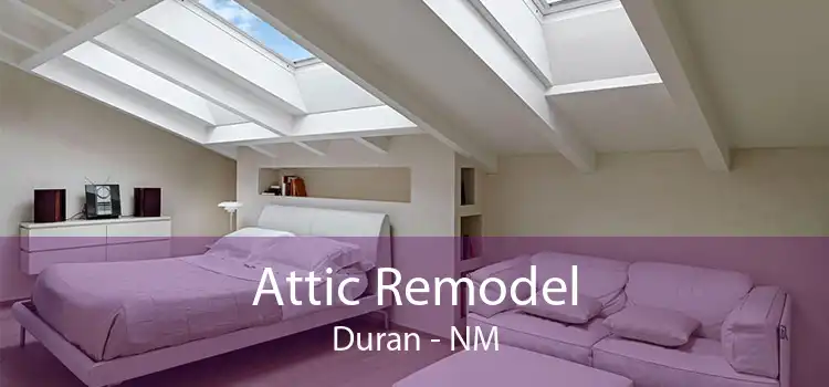 Attic Remodel Duran - NM