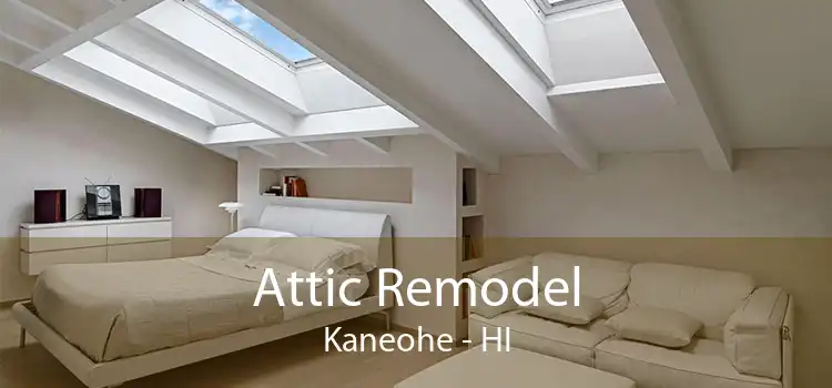 Attic Remodel Kaneohe - HI