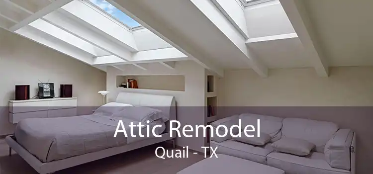 Attic Remodel Quail - TX