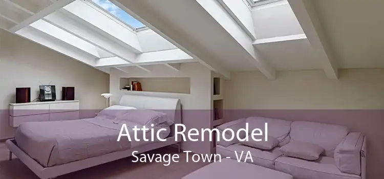 Attic Remodel Savage Town - VA