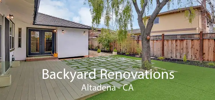 Backyard Renovations Altadena - CA