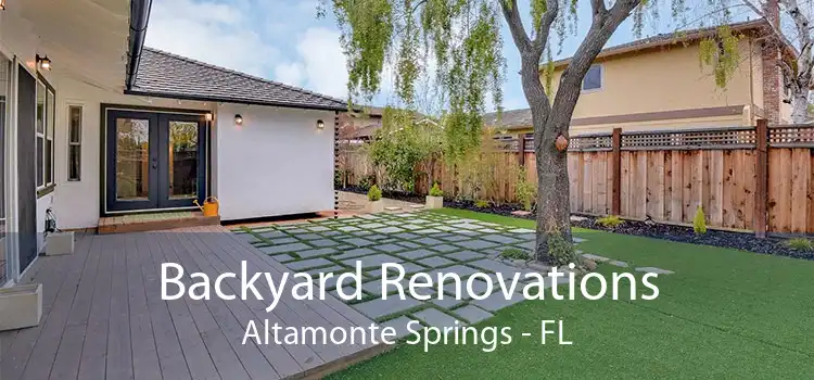 Backyard Renovations Altamonte Springs - FL