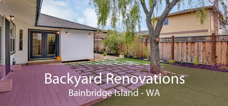 Backyard Renovations Bainbridge Island - WA