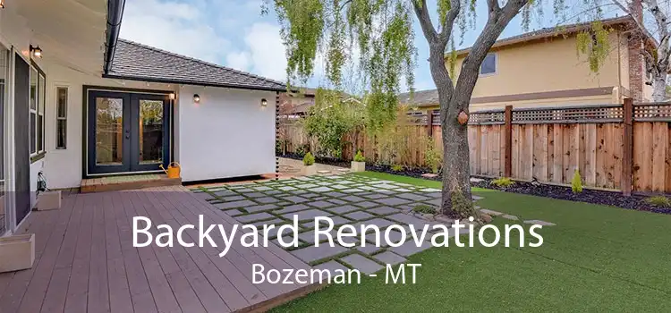 Backyard Renovations Bozeman - MT