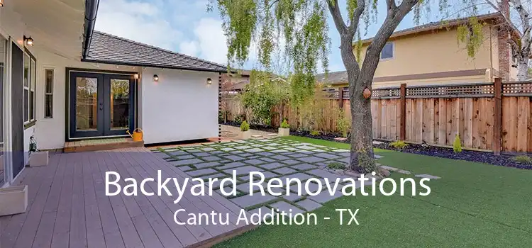 Backyard Renovations Cantu Addition - TX