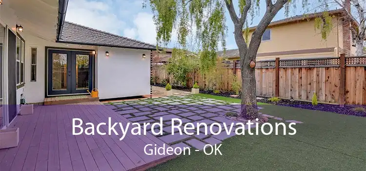 Backyard Renovations Gideon - OK