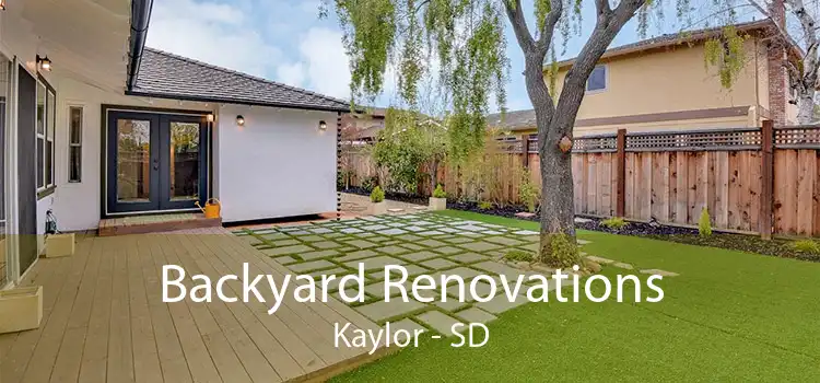 Backyard Renovations Kaylor - SD