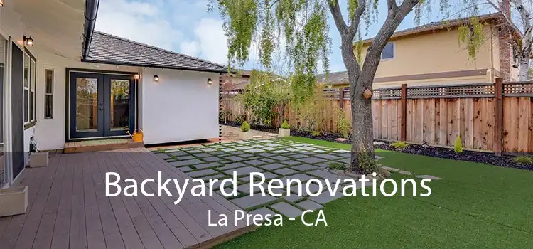 Backyard Renovations La Presa - CA