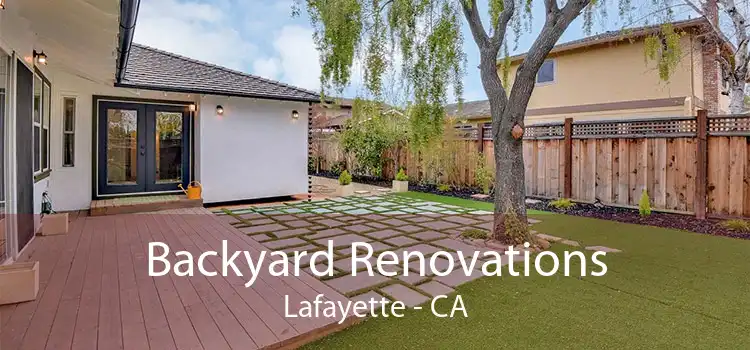 Backyard Renovations Lafayette - CA