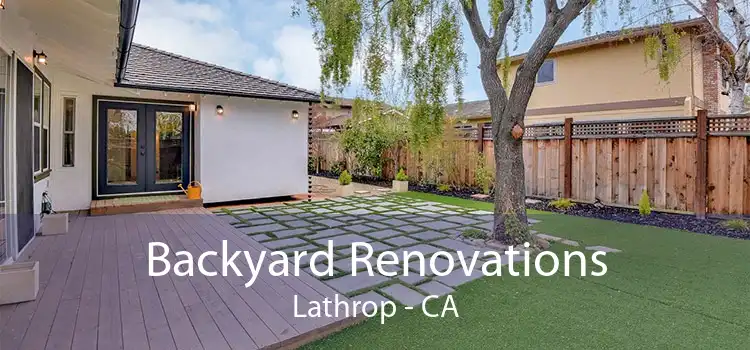 Backyard Renovations Lathrop - CA