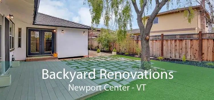 Backyard Renovations Newport Center - VT