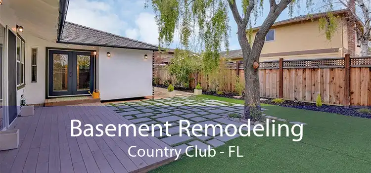 Basement Remodeling Country Club - FL