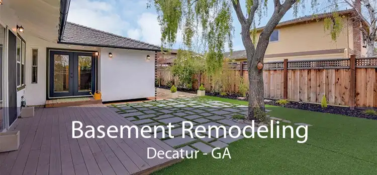 Basement Remodeling Decatur - GA
