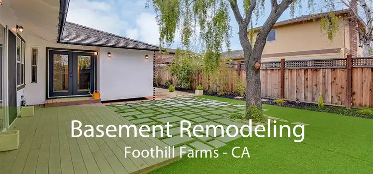 Basement Remodeling Foothill Farms - CA