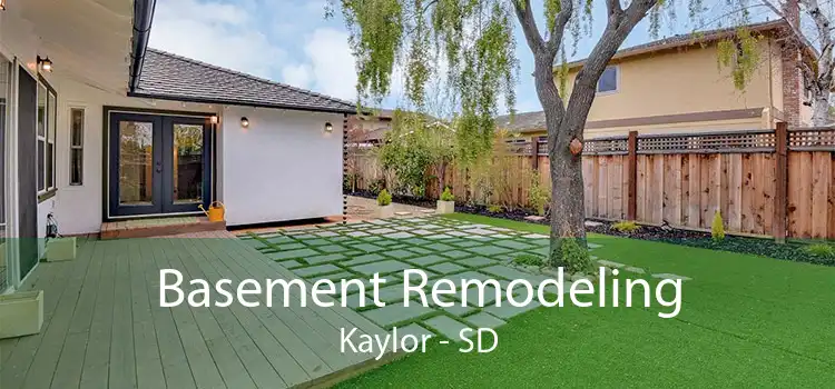 Basement Remodeling Kaylor - SD