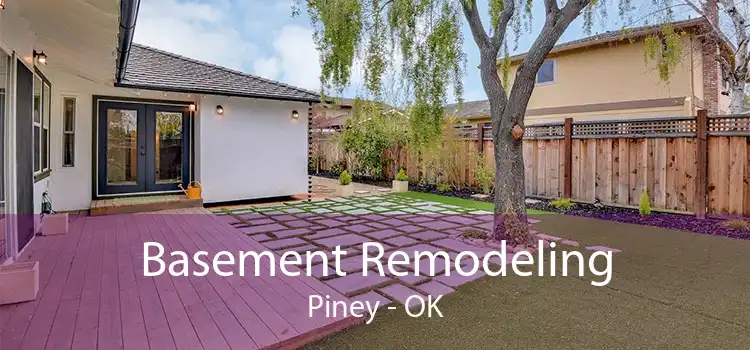 Basement Remodeling Piney - OK