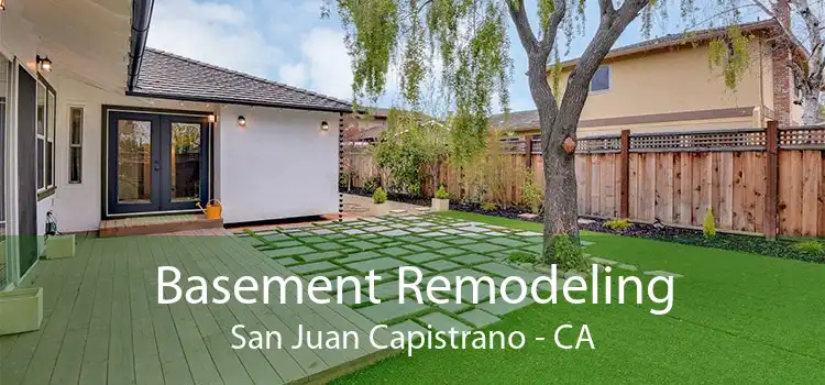 Basement Remodeling San Juan Capistrano - CA