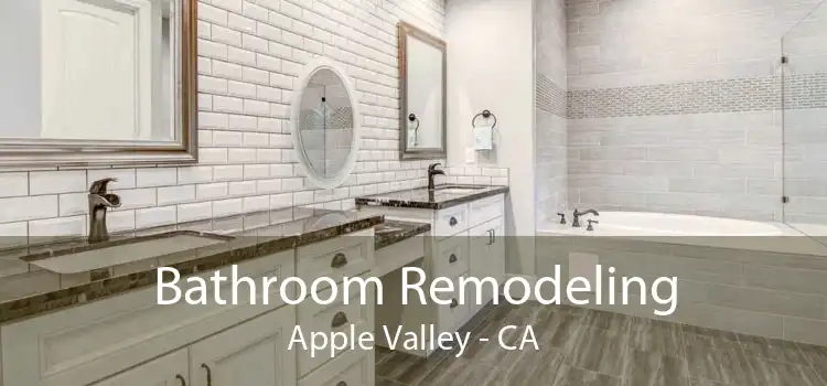 Bathroom Remodeling Apple Valley - CA