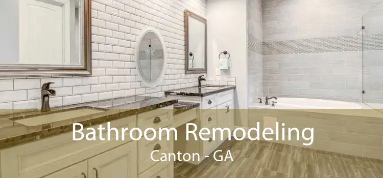 Bathroom Remodeling Canton - GA