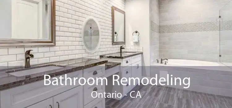 Bathroom Remodeling Ontario - CA