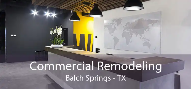 Commercial Remodeling Balch Springs - TX