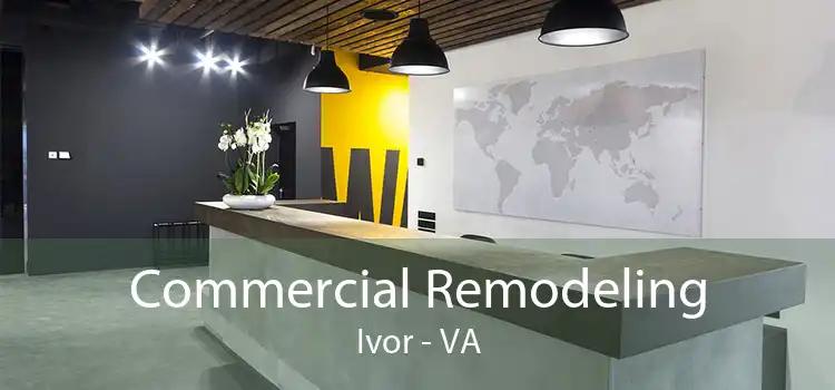 Commercial Remodeling Ivor - VA