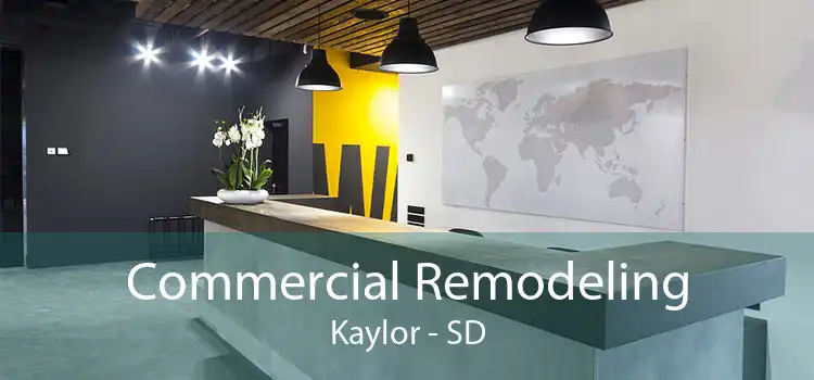 Commercial Remodeling Kaylor - SD