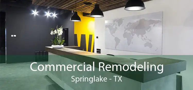 Commercial Remodeling Springlake - TX