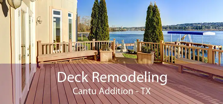 Deck Remodeling Cantu Addition - TX