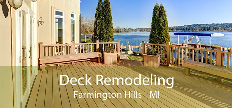 Deck Remodeling Farmington Hills - MI