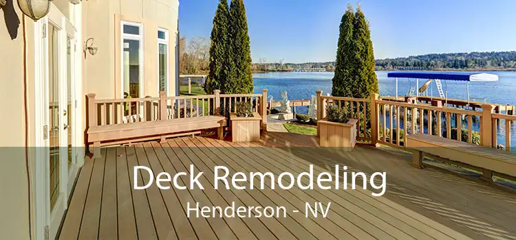 Deck Remodeling Henderson - NV