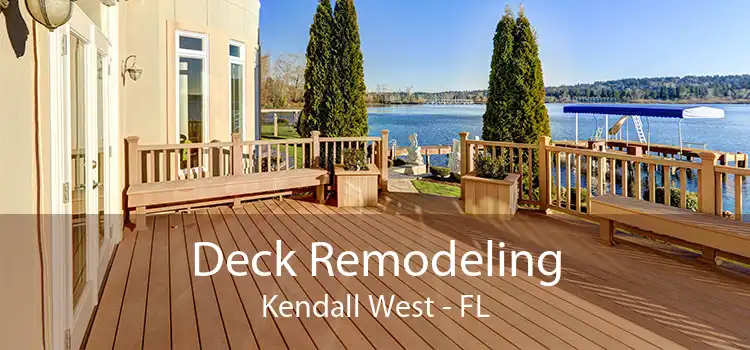 Deck Remodeling Kendall West - FL