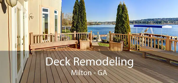 Deck Remodeling Milton - GA
