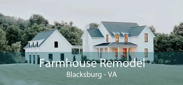 Farmhouse Remodel Blacksburg - VA
