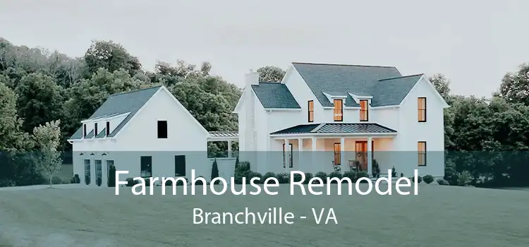 Farmhouse Remodel Branchville - VA