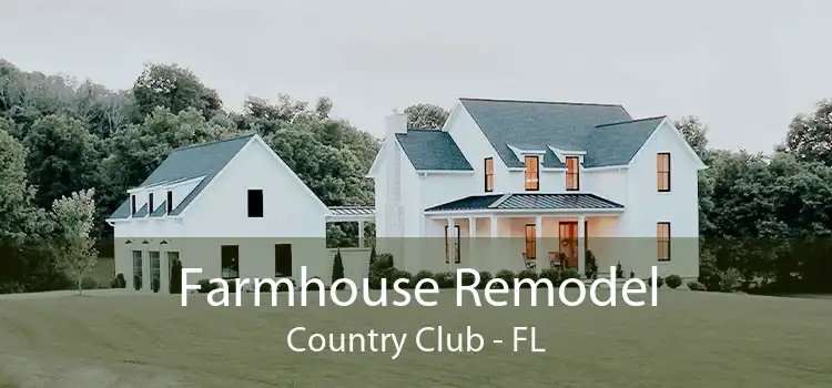 Farmhouse Remodel Country Club - FL