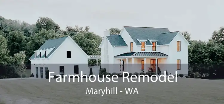 Farmhouse Remodel Maryhill - WA