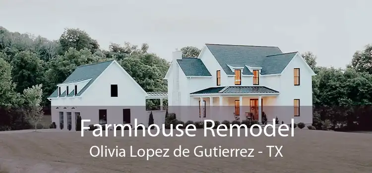 Farmhouse Remodel Olivia Lopez de Gutierrez - TX