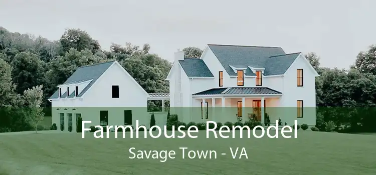 Farmhouse Remodel Savage Town - VA