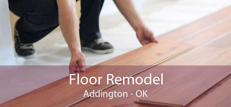 Floor Remodel Addington - OK
