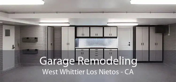 Garage Remodeling West Whittier Los Nietos - CA