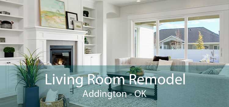 Living Room Remodel Addington - OK