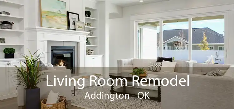 Living Room Remodel Addington - OK