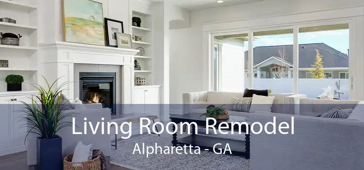 Living Room Remodel Alpharetta - GA