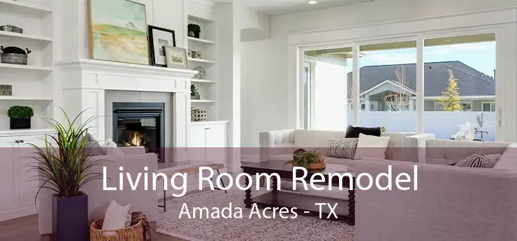 Living Room Remodel Amada Acres - TX