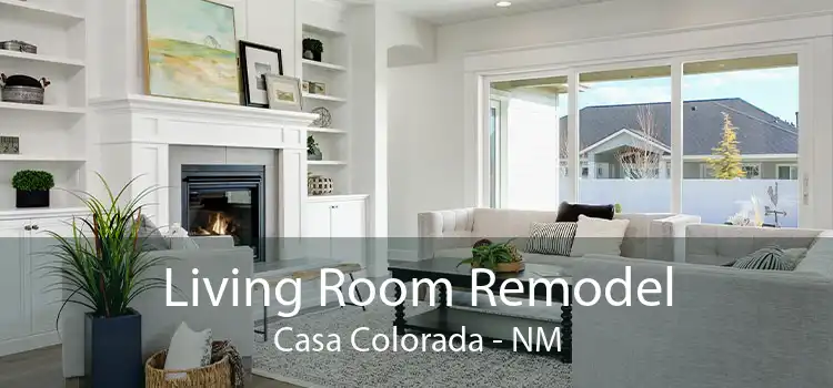 Living Room Remodel Casa Colorada - NM