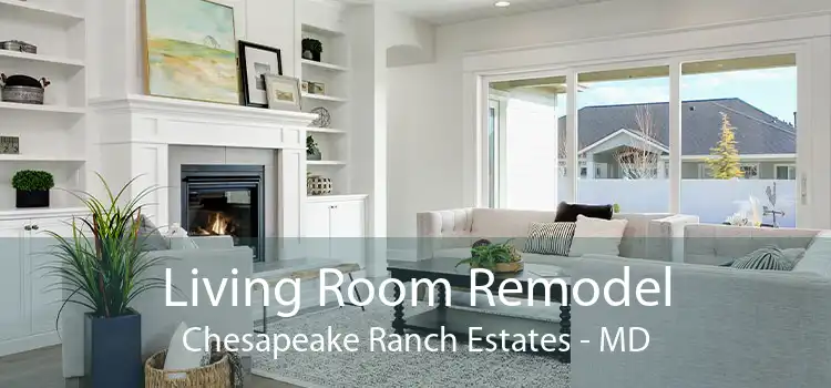 Living Room Remodel Chesapeake Ranch Estates - MD