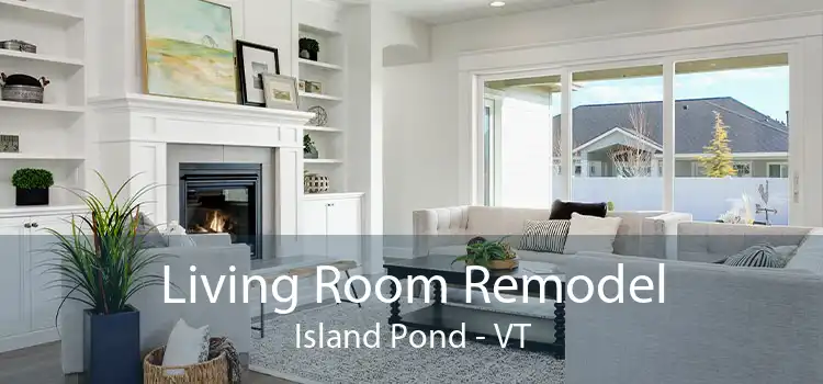 Living Room Remodel Island Pond - VT