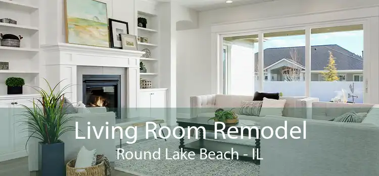 Living Room Remodel Round Lake Beach - IL