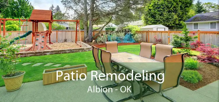 Patio Remodeling Albion - OK